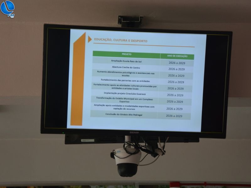 Secretaria da Fazenda de Lagoa Vermelha apresenta propostas do PPA 2026–2029