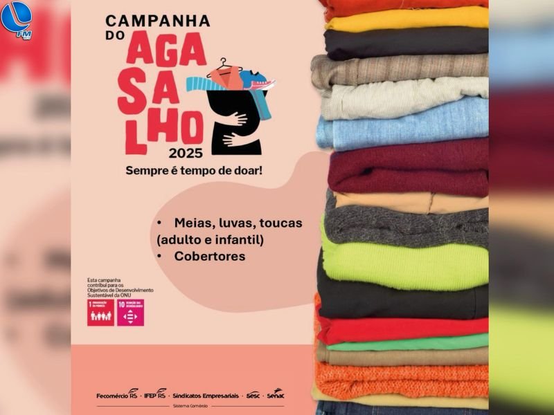 Sindilojas realiza campanha do agasalho