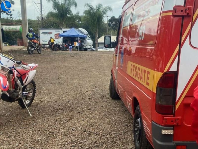 Três motociclistas ficam feridos durante Trilha em Ibiaçá
