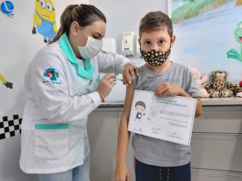 Inicia vacinação de crianças com cinco anos em Capão Bonito do Sul