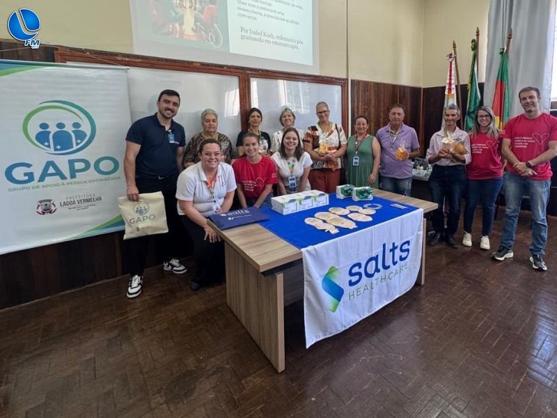 Vigilância em Saúde promove manhã de atividades do GAPO para pacientes ostomizados