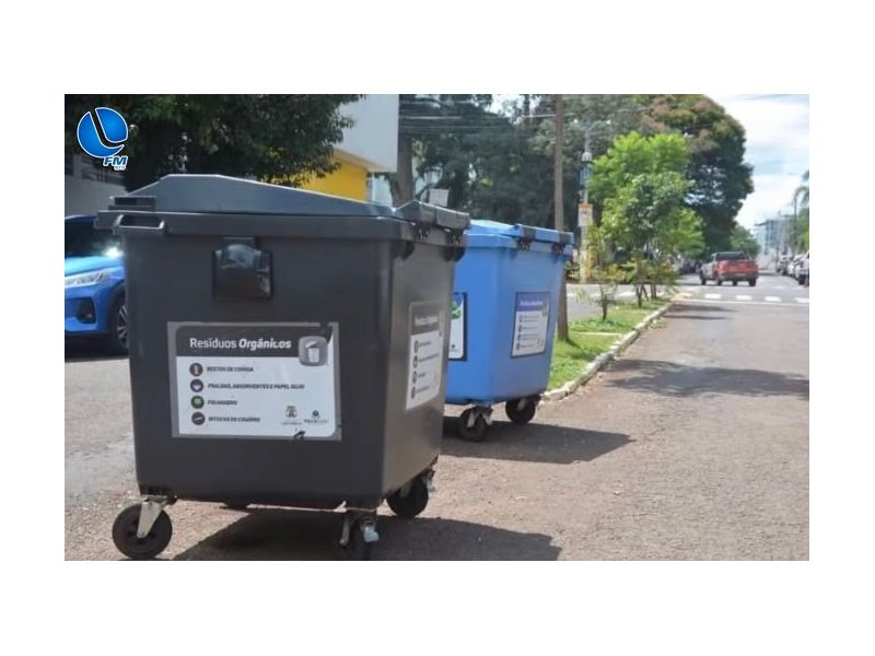 Novos contêineres de lixo chegam neste mês de abril
