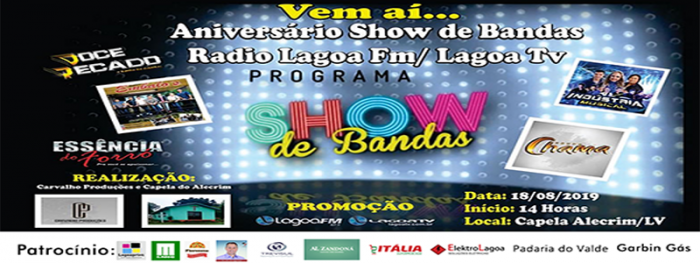 Aniversário Show de Bandas Rádio Lagoa FM