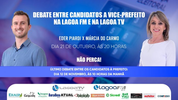Debate entre os candidatos a vice-prefeito