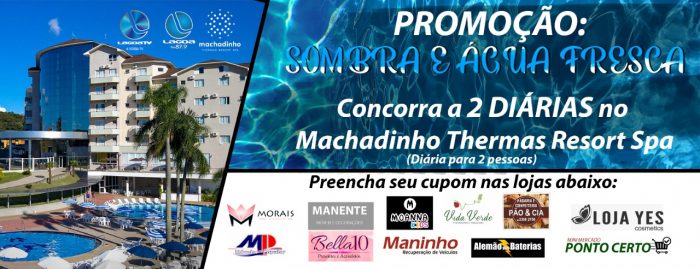 Promoção Sombra e Água Fresca
